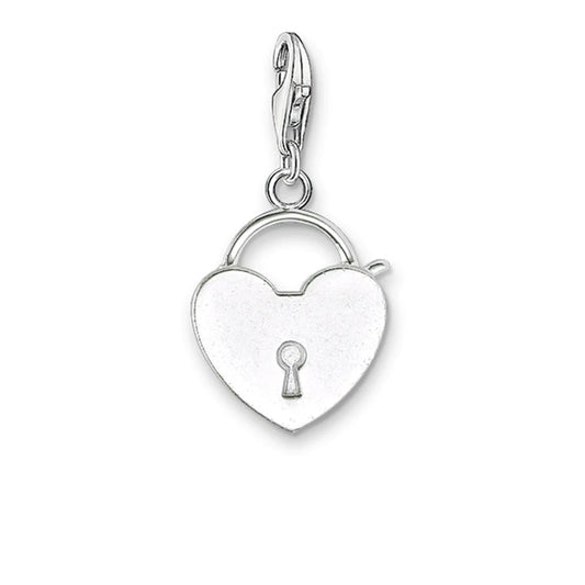 Charm Pendant Heart Padlock