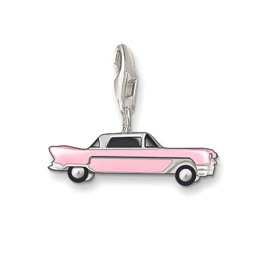 Charm Pendant "Pink Car"