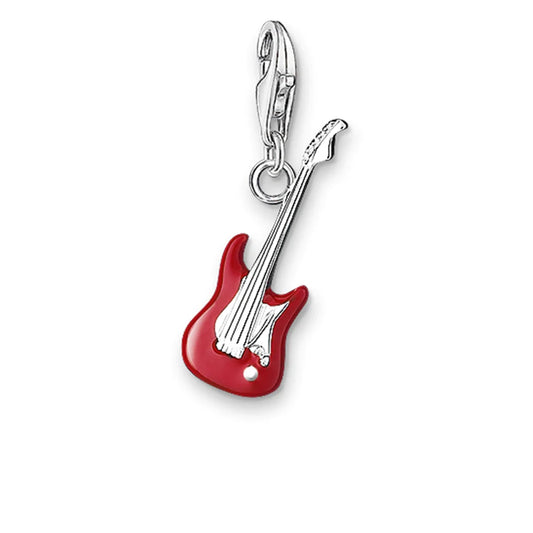 Charm Pendant "Red Guitar"
