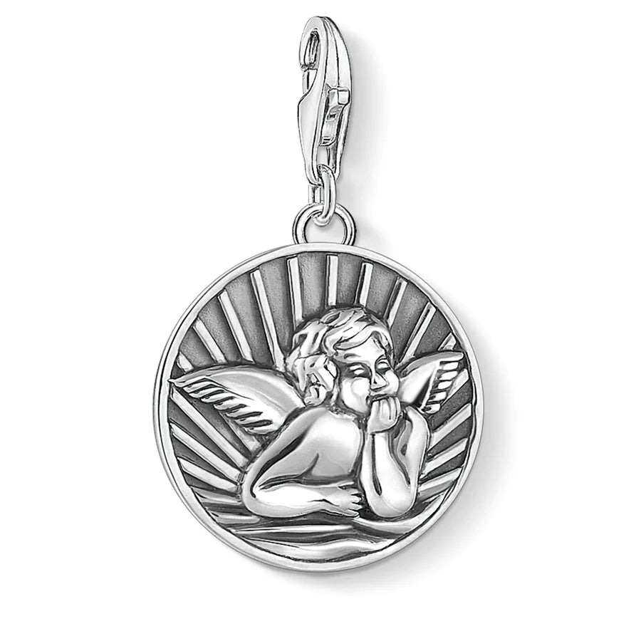 Charm Pendant "Disc Guardian Angel"
