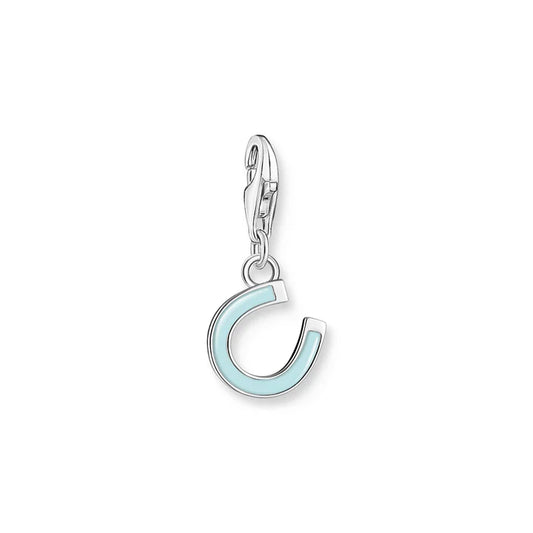 Charm Pendant Horseshoe Silver