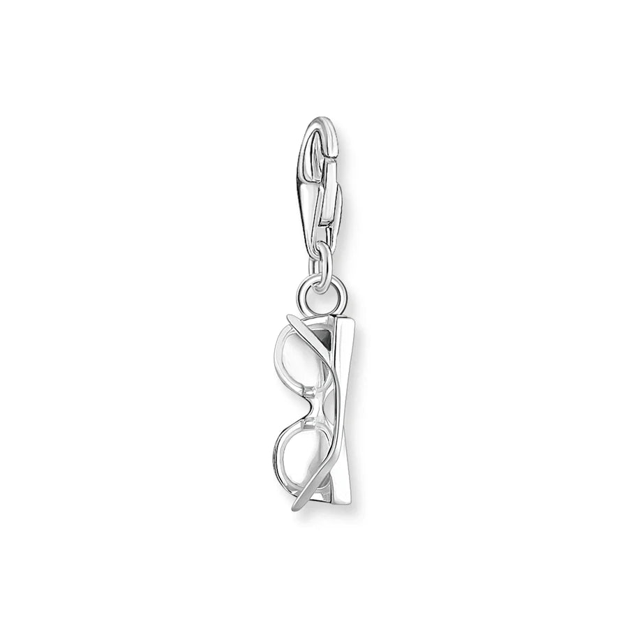 Charm Pendant Sunglasses With white stones