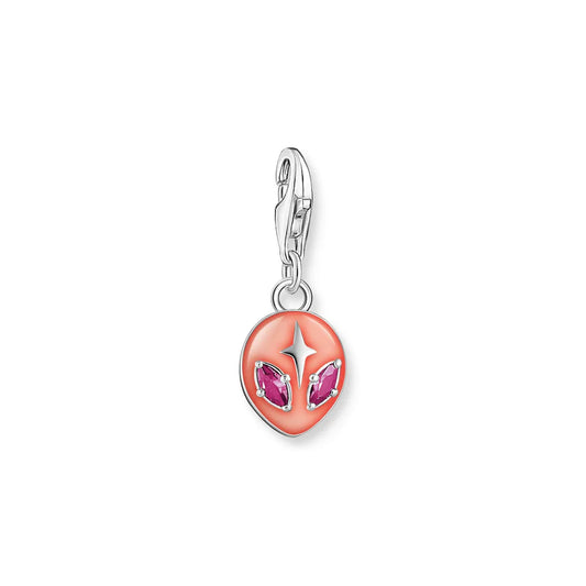 Red Alien Charm Pendant