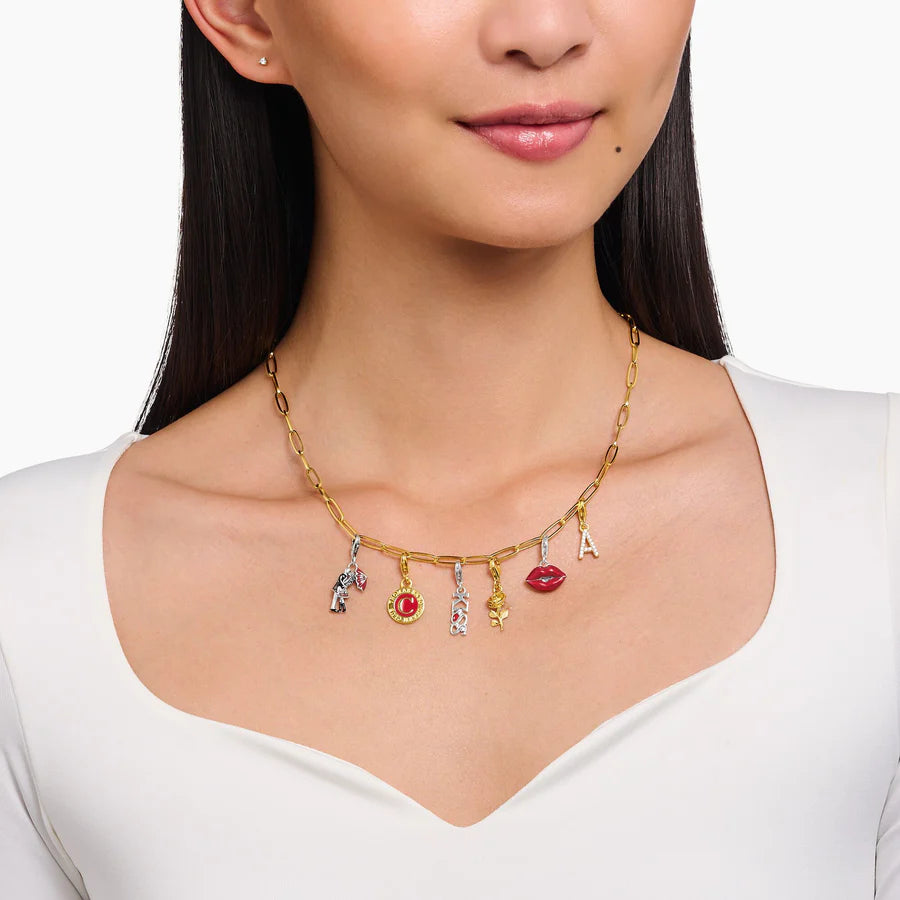 Kiss Charm Pendant
