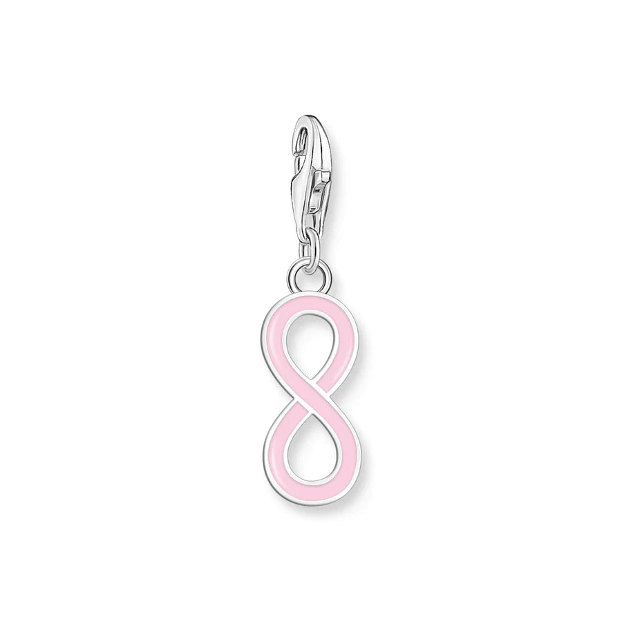 Pink Infinity Charm Pendant