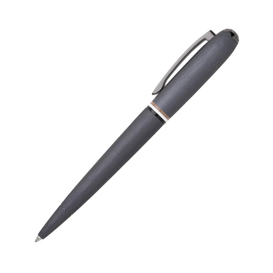 Hugo Boss Contour Iconic Brushed Grey Ballpoint Pen