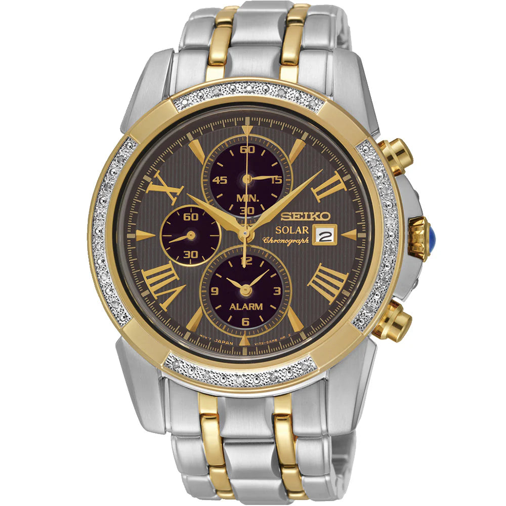 Seiko Le Grand Solar Diamond Men's Watch