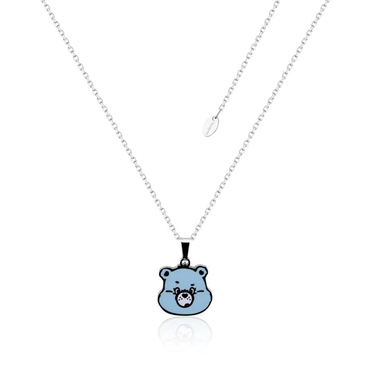ECC Care Bears Grumpy Bear Enamel Necklace
