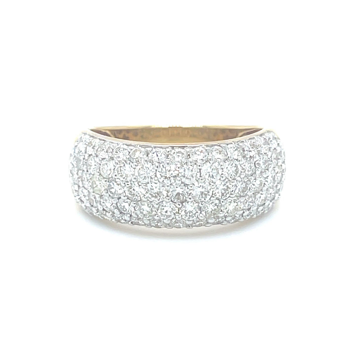Wide Diamond Dress Ring