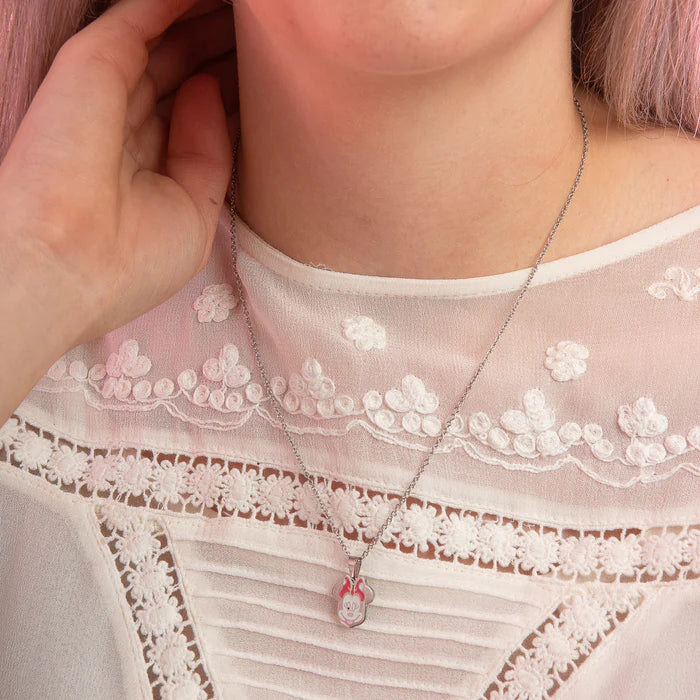 ECC Minnie Mouse Enamel Necklace