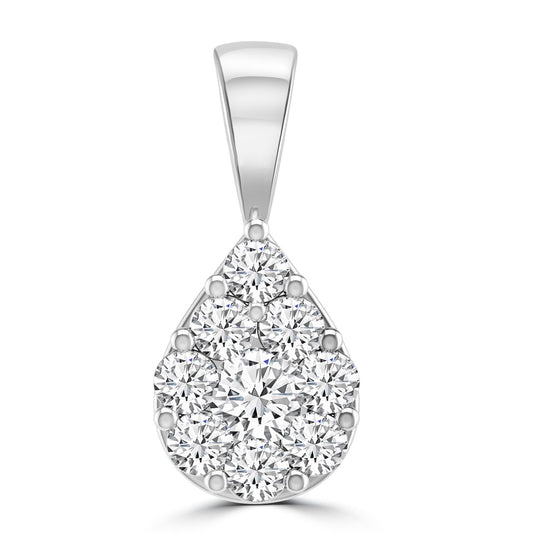 White Gold Diamond Pendant
