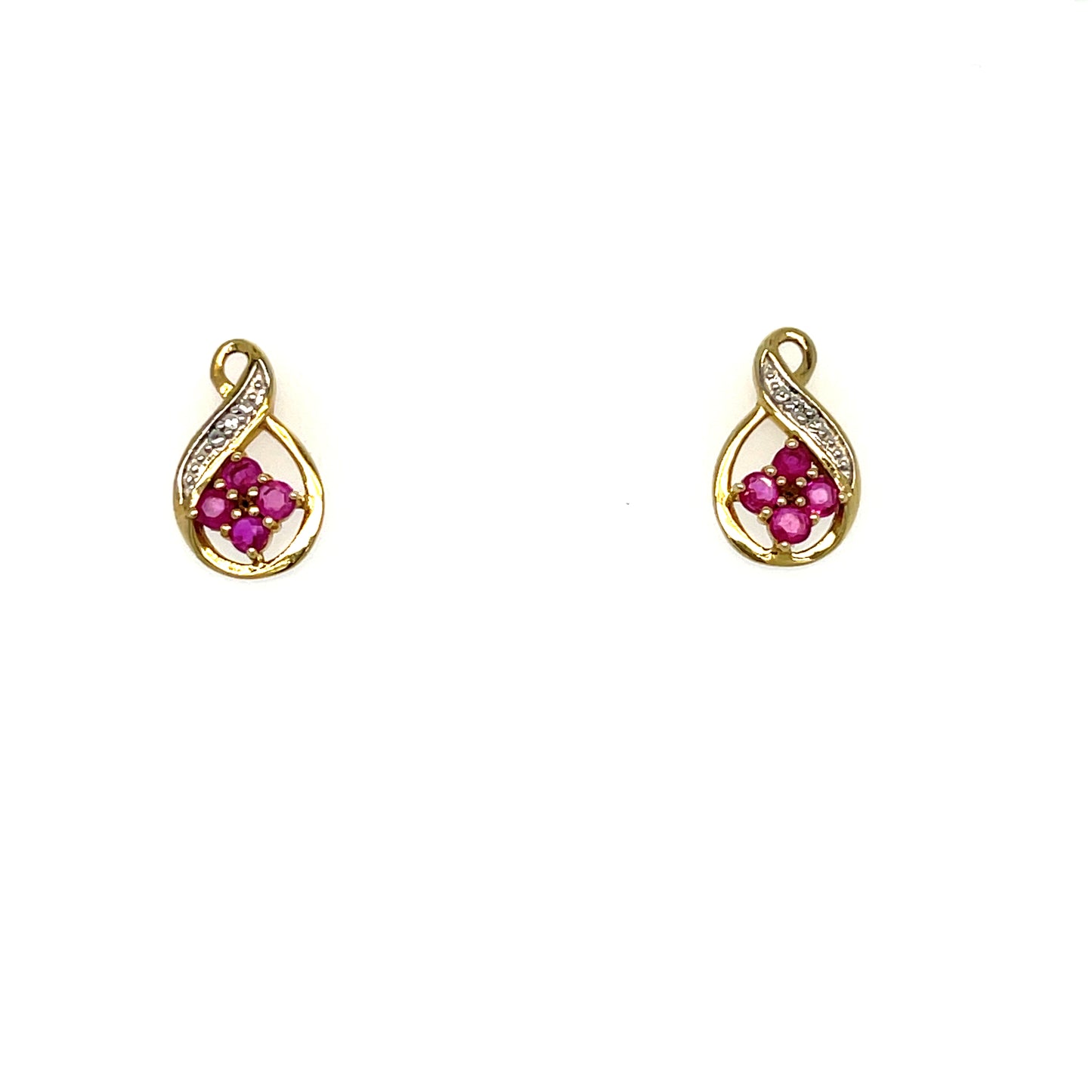 Natural Rubies & Diamonds Set