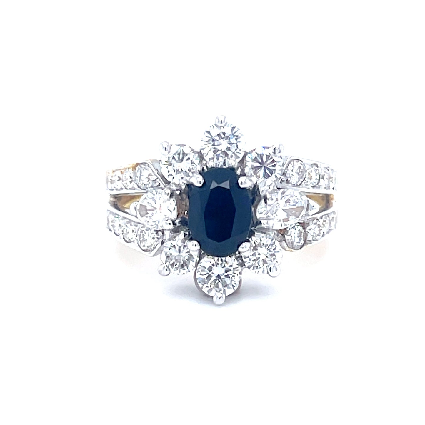 Sapphire & Diamond Dress Ring