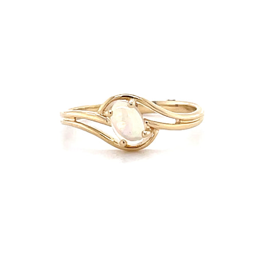 Natural Crystal Opal Dress Ring