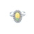 Natural Opal & Diamond Ring