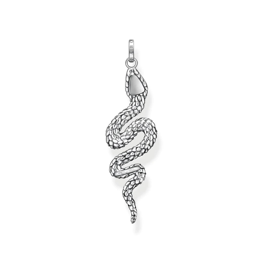 Pendant Blackened Snake