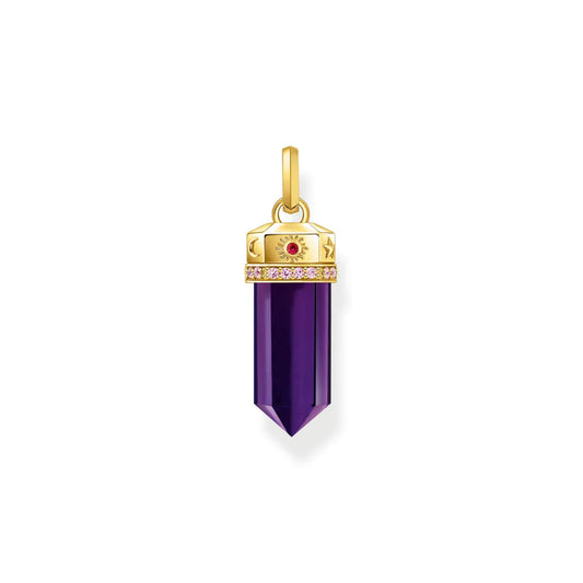 Cosmic Pendant With Imitation Amethyst