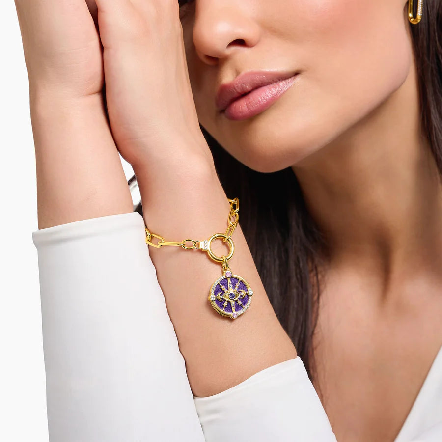 Cosmic Pendant With Colourful Stones