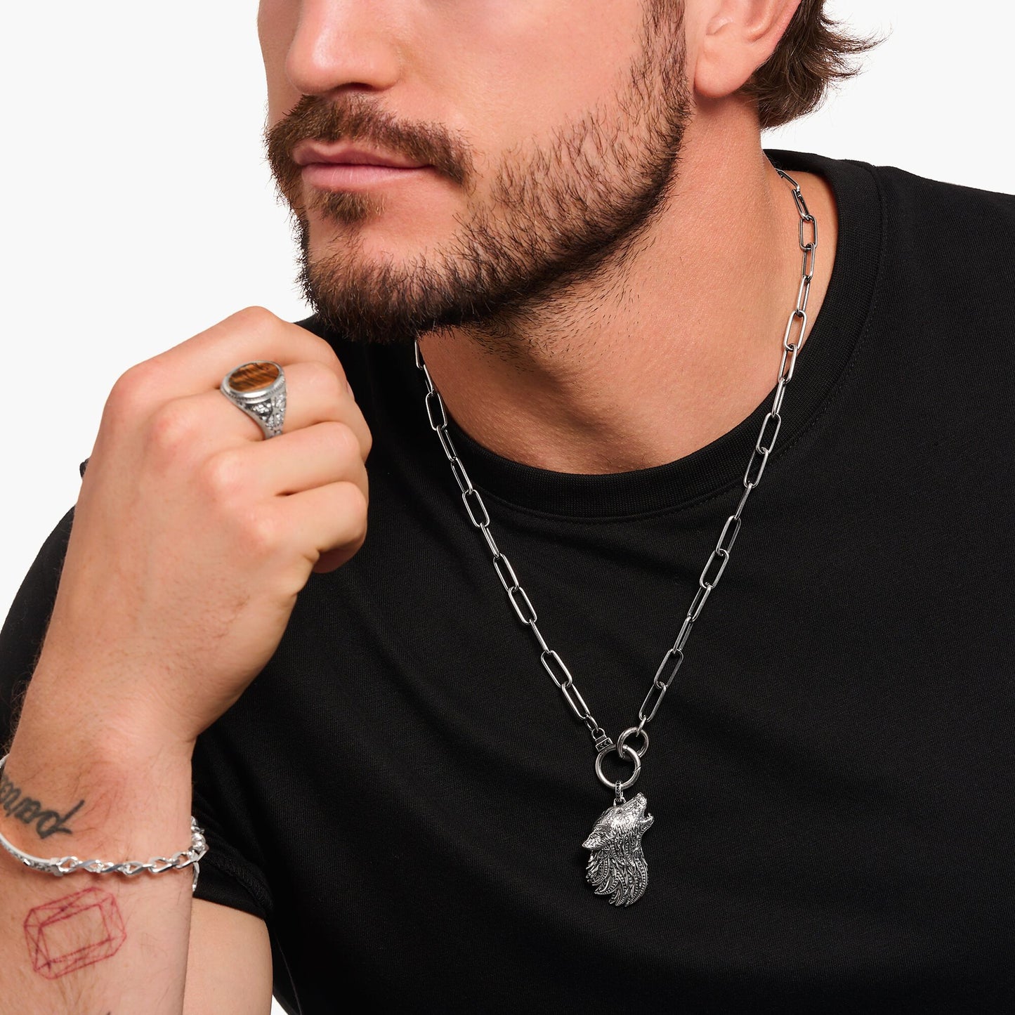 Rebel Wolf Pendant