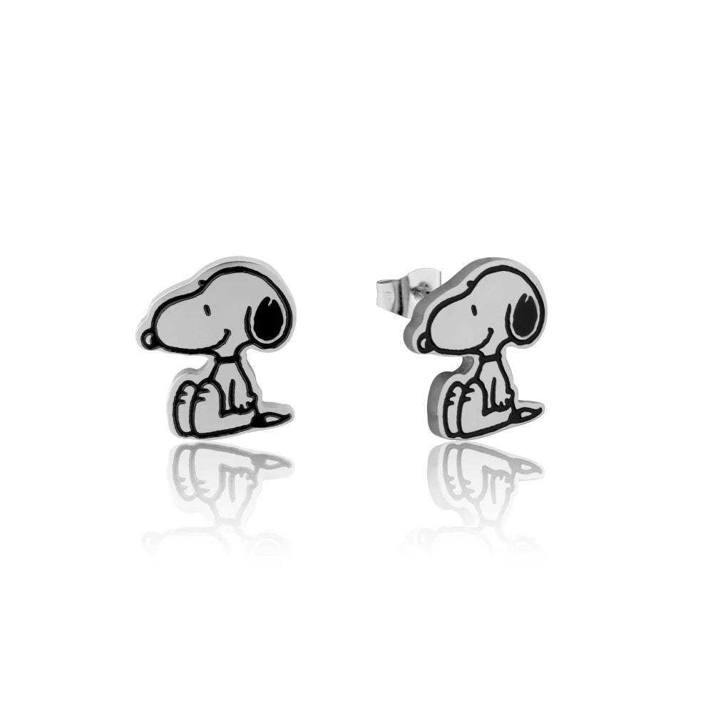 ECC Peanuts Snoopy Stud Earrings