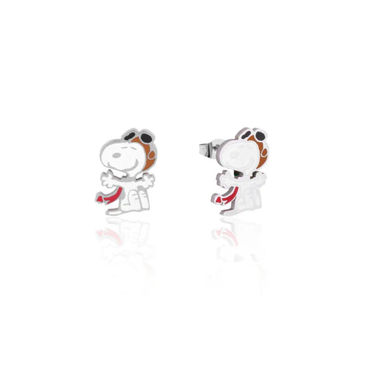 ECC Peanuts Flying Ace Stud Earrings