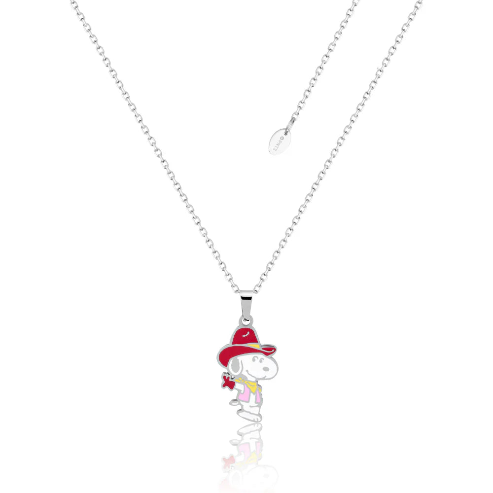 ECC Peanuts Snoopy Cowboy Necklace