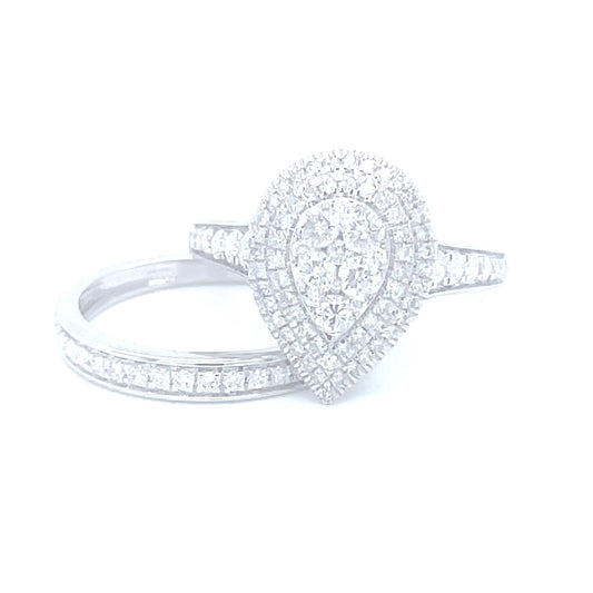 White Gold Diamond Bridal Set