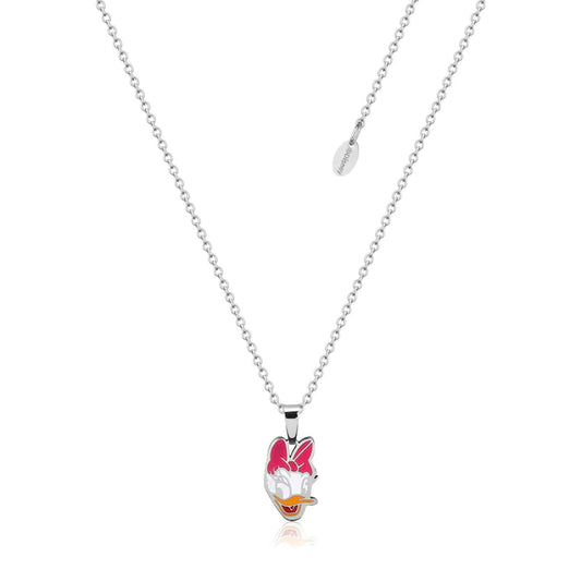 ECC Daisy Duck Enamel Necklace