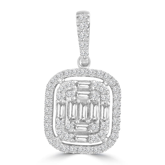 White Gold Diamond Pendant