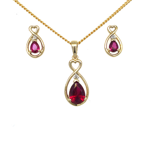 Ruby & Diamond Set