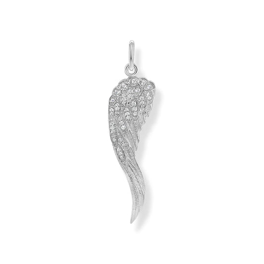Pendant Angel Wing With Stones