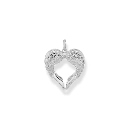 Charm Pendant "Winged Heart"