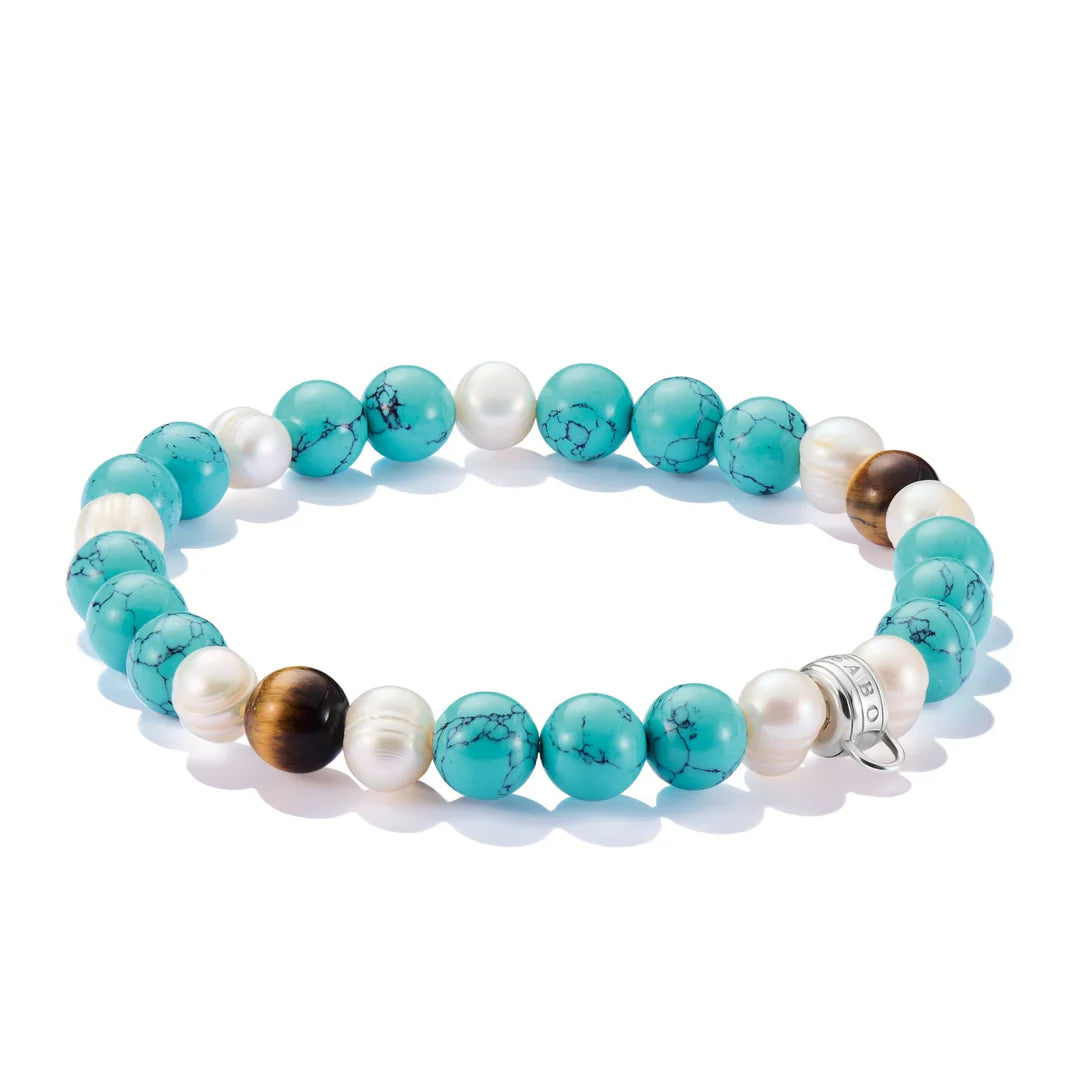 Charm Bracelet With Colourful Beads