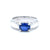 Natural Sapphie & Diamond Dress Ring