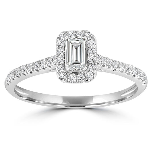 White Gold Diamond Ring