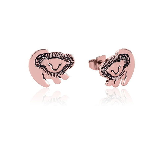 Simba Stud Earrings - Rose Gold