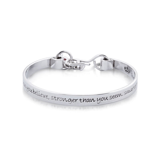 Winnie the Pooh Bangle - Silver