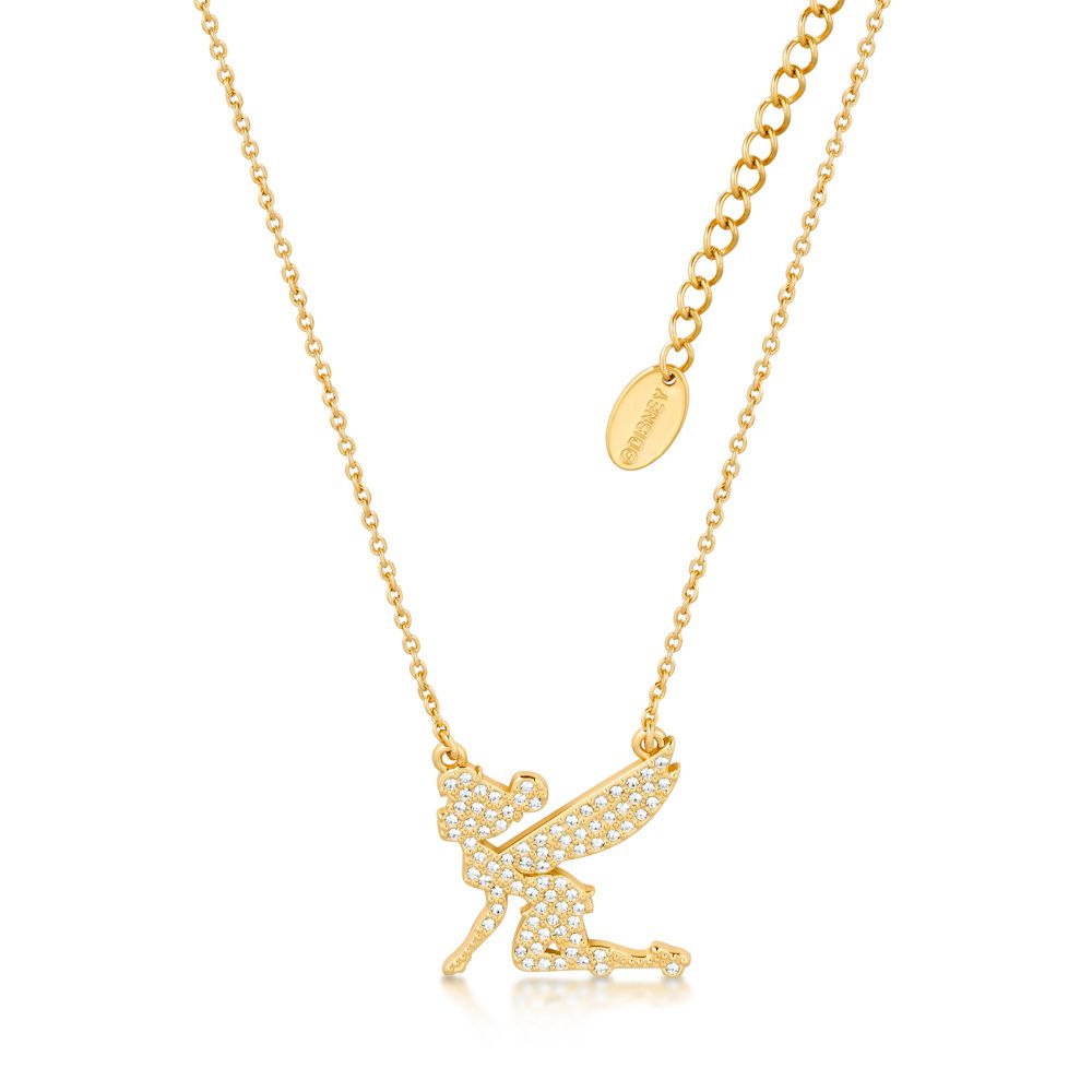 Tinker Bell Crystal Necklace - Gold
