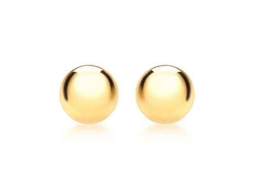 Gold Sphere Studs