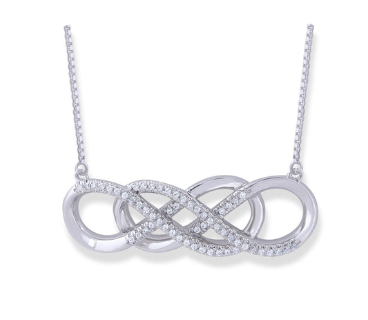 Infinity Diamond Necklace