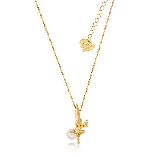 Tinker Bell Pearl Necklace - Gold