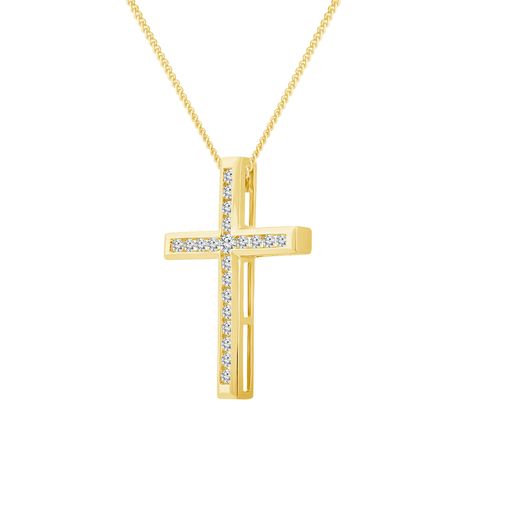 Diamond Cross Pendant