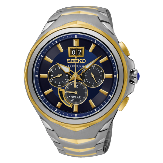 SEIKO Coutura Solar Chronograph Watch