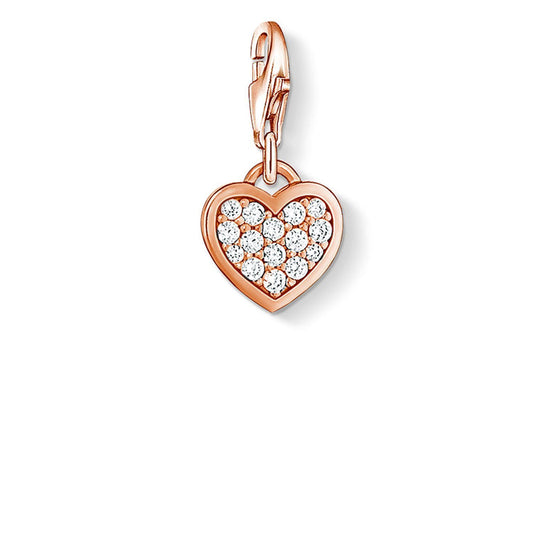 Charm Pendant "Glitter Heart"