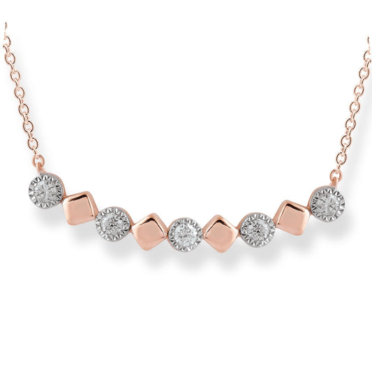 Rose Gold Diamond Necklace