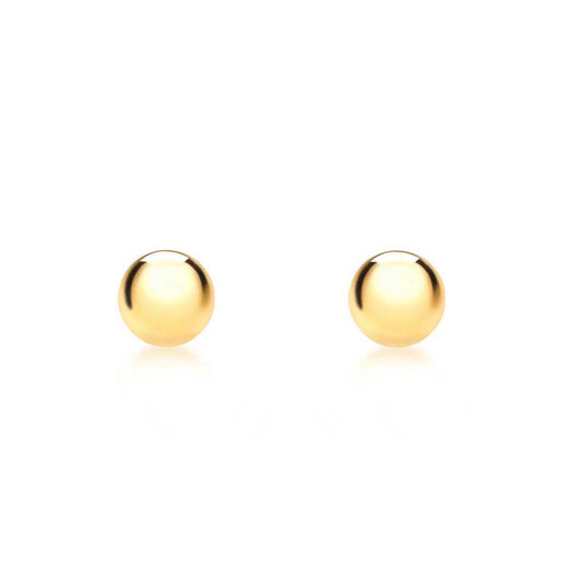 Round Gold Studs