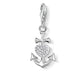 Charm Pendant  "Anchor With Heart"