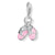 Charm Pendant "Pink Baby Shoes"