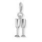 Charm Pendant "Champagne Glasses"