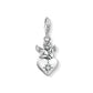 Charm Pendant Guardian Angel With Heart